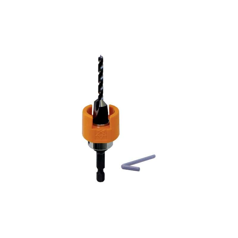Foret à chanfrein et butée FISCH 01900003K040