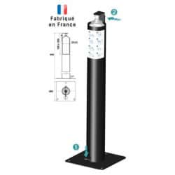 DISTRIBUTEUR SOLUTION HYDROALCOOLIQUE A PEDALE