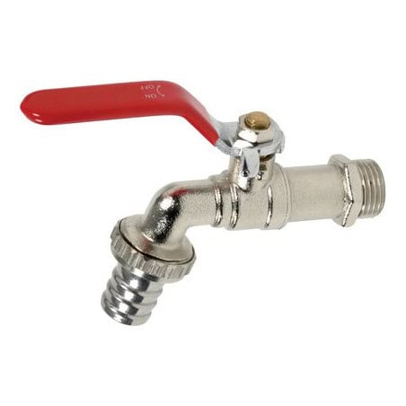 Vanne de puisage 1/4 tour acier plate SFERACO