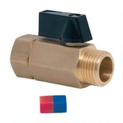 Mini vanne à écrou tournant MF WATTS 141810