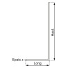 Equerre 2 pans acier galvanise