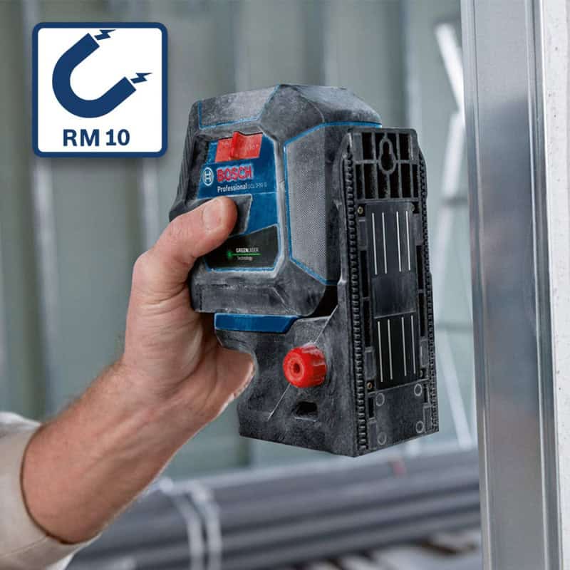Niveau combiné lasers et points GCL 2-50 G vert + support RM 10 BOSCH 0601066M00