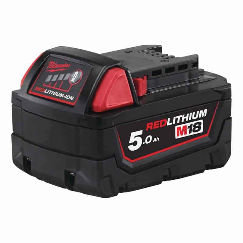 Batterie 18V 5Ah RED Lithium pour machine MILWAUKEE 4932430483