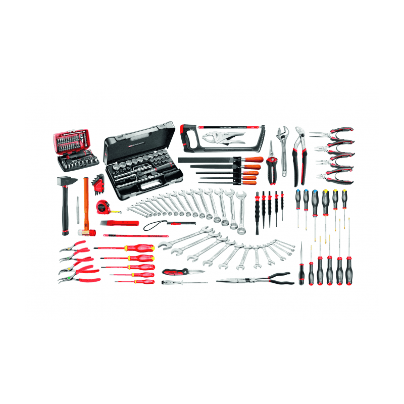 Composition de 168 outils FACOM