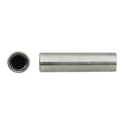 Manchon cylindrique acier zingué blanc