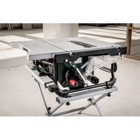 Scie circulaire de table TS 254 M SET avec socle TSU METABO 691154000