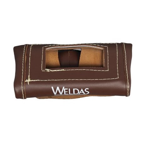 Cagoule portefeuille soudure en cuir marron pliable  WELDAS