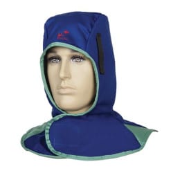 Coiffe bleue tissu retardateur de flamme  WELDAS
