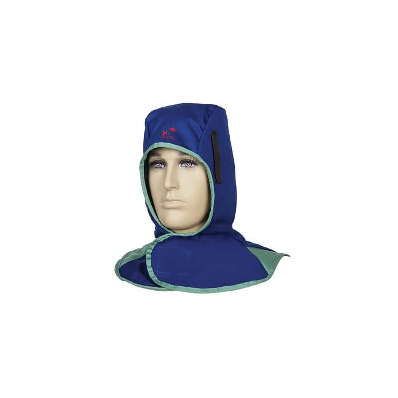 Coiffe bleue tissu retardateur de flamme  WELDAS
