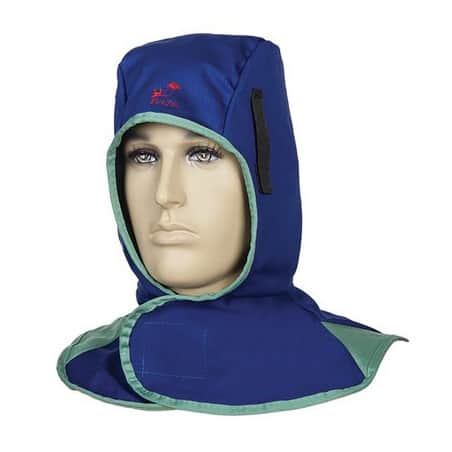 Coiffe bleue tissu retardateur de flamme  WELDAS