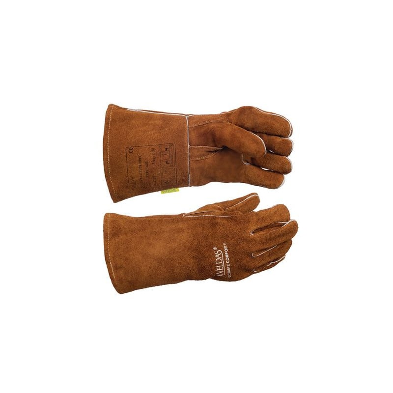 Gant MIG cuir marron pouce renforcé  WELDAS