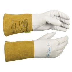 Gant TIG cuir de cerf avec manchette  WELDAS