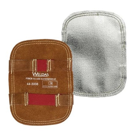 Protection de main aluminisé sur support cuir - WELDAS