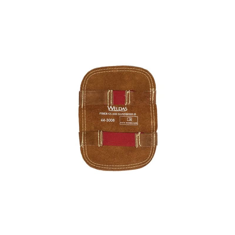 Bouclier de main aluminisé sur support cuir  Protection de main aluminisé sur support cuir - WELDAS
