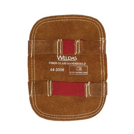 Bouclier de main aluminisé sur support cuir  Protection de main aluminisé sur support cuir - WELDAS