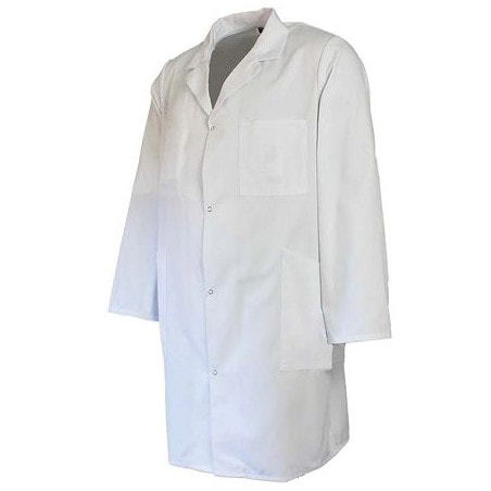 Blouse 100% coton à pressions  Blanc