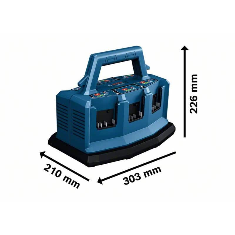 Chargeur 6 batteries GAL 18V6-80