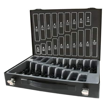 Coffret de 170 forets HSS laminé RUKO A205200
