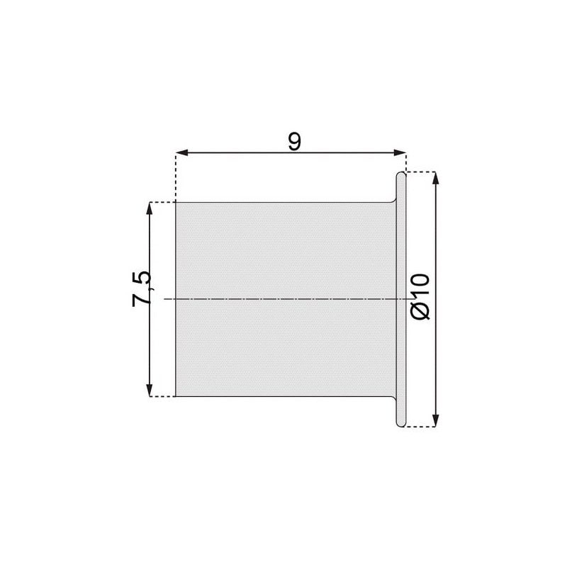 Douille pour taquet de rayon LUDMANN