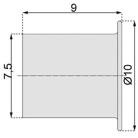 Douille pour taquet de rayon LUDMANN