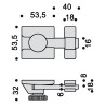 Targette à fleau VACHETTE ASSA ABLOY