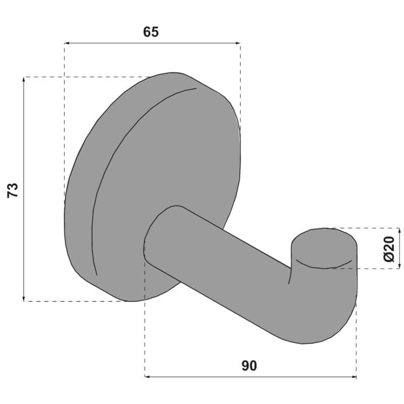 Porte-cintre gh78 NORMBAU ALLEGION