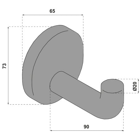 Porte-cintre gh78 NORMBAU ALLEGION