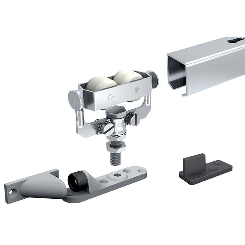 Ensemble cadette à déplacement droit sur rail tubulaire supercadette force 60 kg MANTION