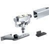 Ensemble cadette à déplacement droit sur rail tubulaire supercadette force 60 kg MANTION