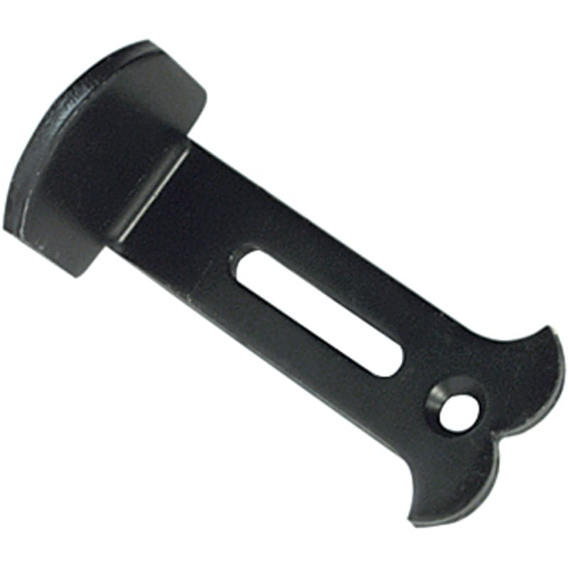 Battement de persienne réglable de forme L cataphorèse noire