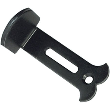 Battement de persienne réglable de forme L cataphorèse noire