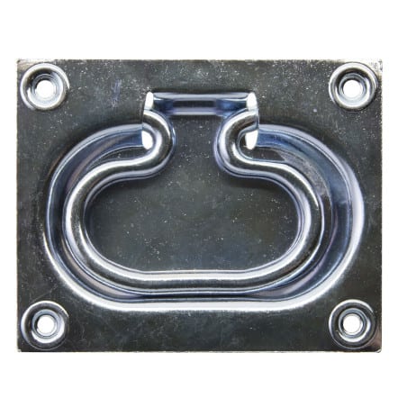 Poignée sur platine à encastrer petit modèle