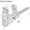 Arrêt tête bergère polyamide ROLLINGER