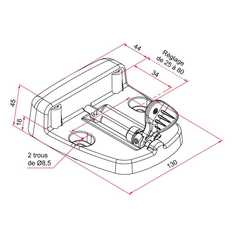 Sabot tourniquet large aluminium THIRARD