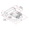 Sabot tourniquet large aluminium THIRARD