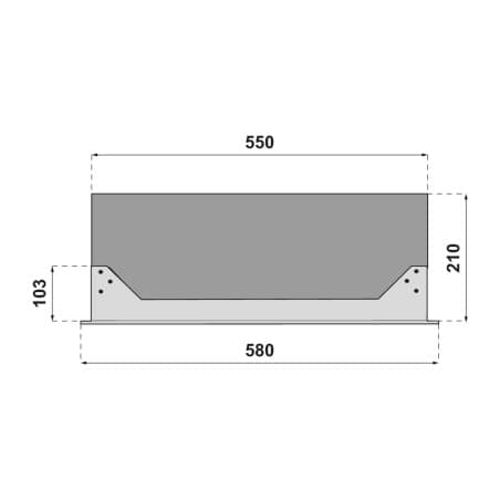 Trappe de plafond polystyrène 58 x 58 avec isolant NICOLL