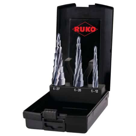 Coffret 3 forets étagés UltimateCut Line Ø6~12 / Ø6~20 / Ø6~27 mm RUKO 101087PRO