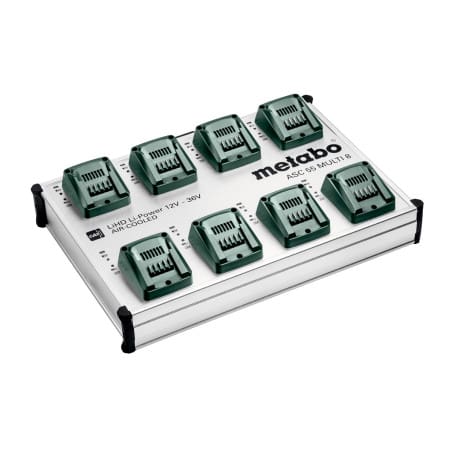 Station de recharge rapide ASC 55 MULTI 8, 12-36V METABO 627093000