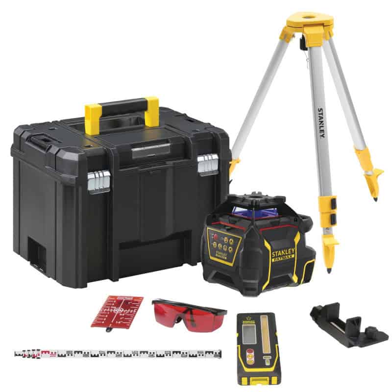 Pack laser rotatif RL600 STANLEY FMHT77446-1 + trépied STHT77625-1 + mire AR51 STANLEY