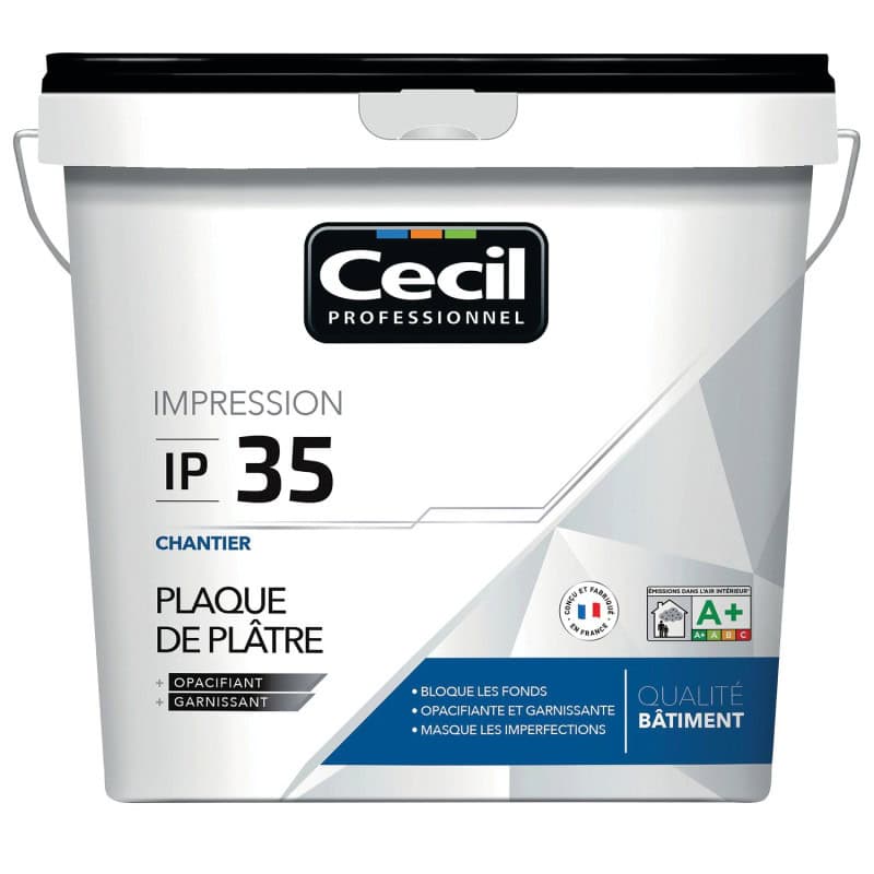 Peinture d'impression IP35 15L plaque de plâtre CECIL 118845