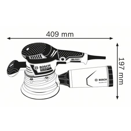 Ponceuse excentrique GEX 40-150 BOSCH 060137B201