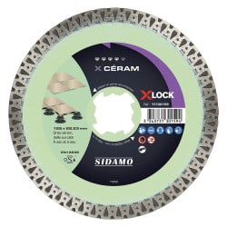 Disque diamant carrelage X CERAM 125 mm X-LOCK SIDAMO 11130159