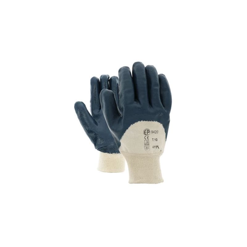 Gant nitrile bleu