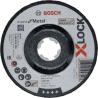 Disque abrasif déporté Expert for Metal Ø125 x 6 mm X-LOCK BOSCH 2608619259