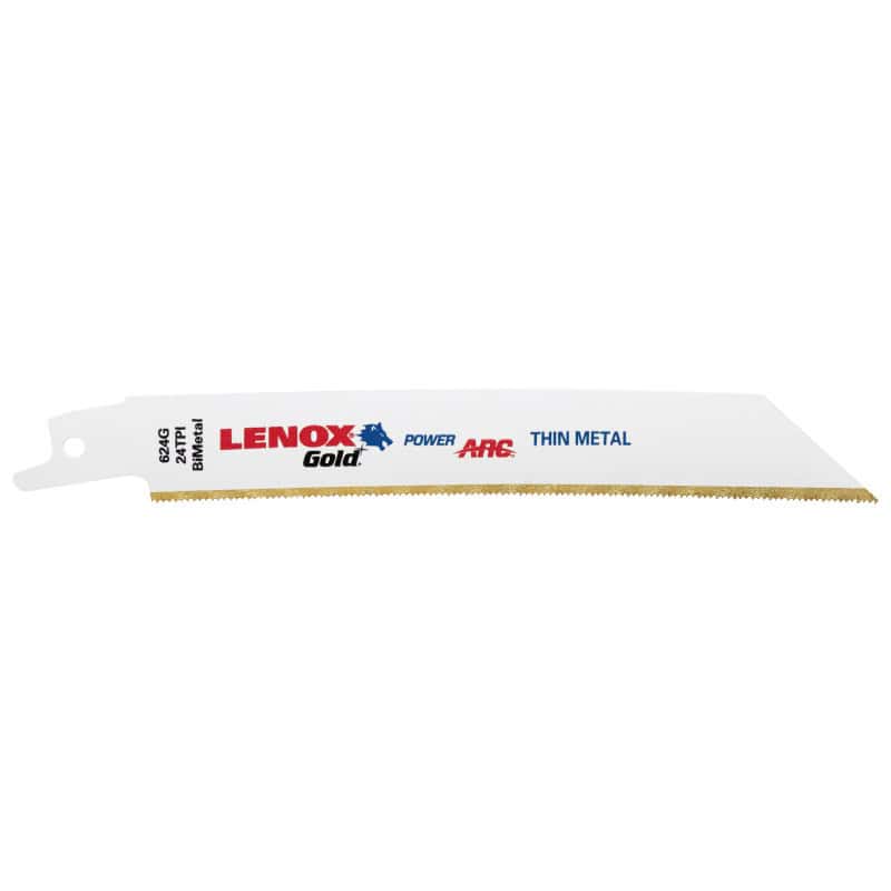 Lame scie sabre métal / inox gold Lenox x5  LENOX
