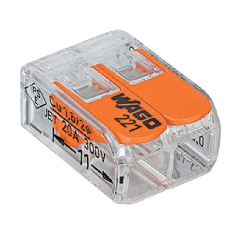 Borne Wago à levier série 221 4 mm² WAGO