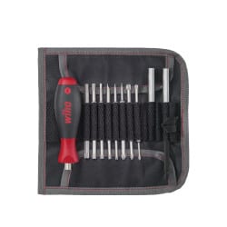 Manche tournevis + 16 embouts 50 mm WIHA 44576