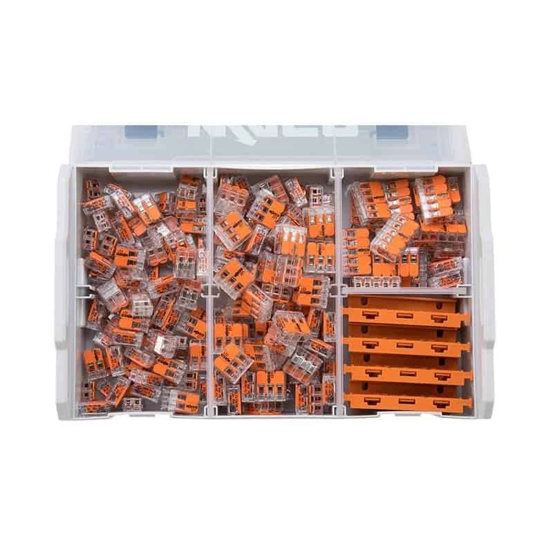 Mallette L-BOXX mini - 225 bornes modèle 221 à levier - 4 mm² WAGO 887-952