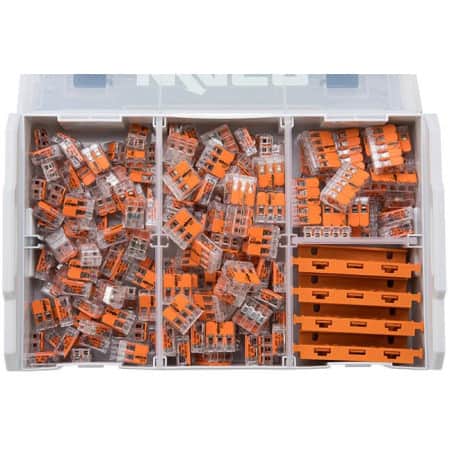 Mallette L-BOXX mini - 225 bornes modèle 221 à levier - 4 mm² WAGO 887-952