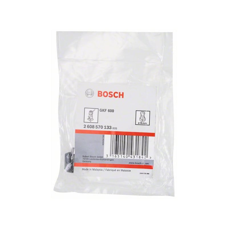 Pince de serrage Ø6 mm pour GKF 12V-8 et GKF 600 CE BOSCH 2608570133